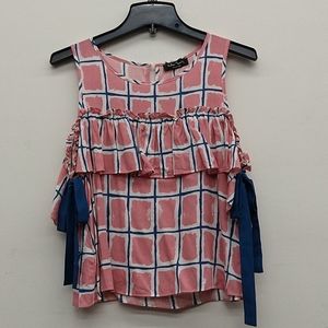 Eden Society Pink/Blue Tank Top